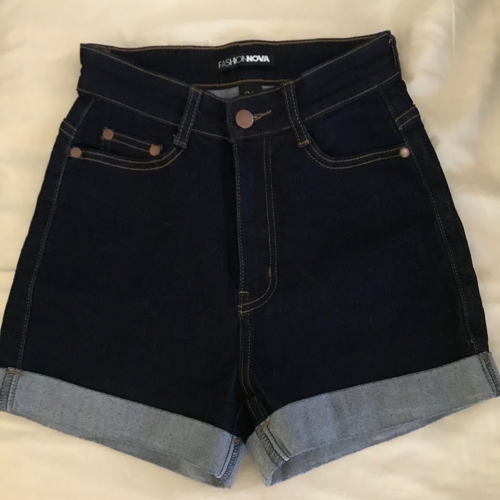 High waisted shorts